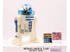 R2-D2 12" Line 8" Figure 100% Complete W/Death Star Plans 1978 Kenner Vintage