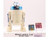 R2-D2 12" Line 8" Figure 100% Complete W/Death Star Plans 1978 Kenner Vintage