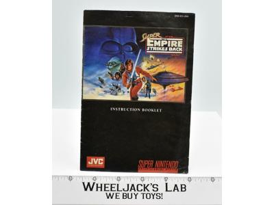 Star Wars Empire Strikes Back Instruction Manual Only SNES Super Nintendo