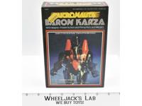 Baron Karza w Box &amp; Instructions Mego Micronauts Vintage Action Figure 1977