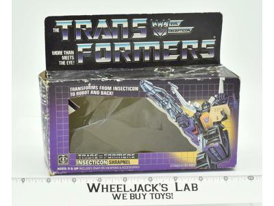 Shrapnel Box Only 1985 Action Figure Vintage Hasbro G1 Transformers