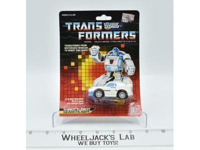 Searchlight Throttlebot W/ BUBBLE Vintage Action Figure 1987 G1 Transformers
