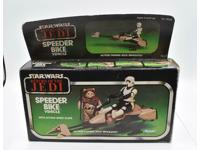Speeder Bike MIB Vintage Star Wars ROTJ 1983 Kenner Action Figure vehicle
