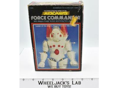 Force Commander Complete W/Box 1977 Micronauts Mego Vintage Action Figure