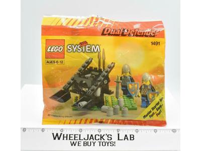 Castle Black Knights Dual Defender 1491 New Sealed 1991 Lego