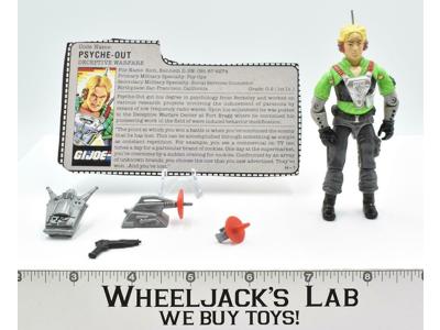 Psyche-Out V1 1987 GI Joe ARAH Hasbro Vintage Action Figure