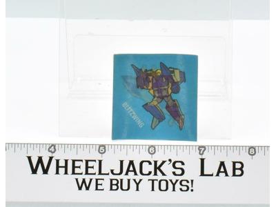 Blitzwing Reflector Hologram Vintage 1985 G1 Transformers Cookie Crisp