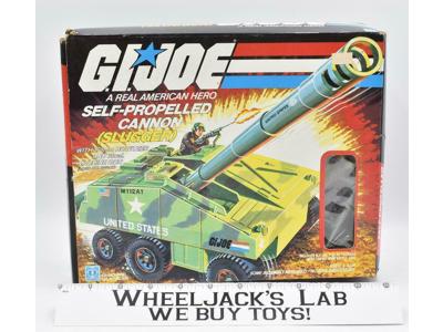 Slugger Self-Propelled Cannon w/ Box GI Joe 1984 Hasbro Action Vehicle Vintage