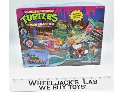 Sewer Dragster 1990 TMNT Teenage Mutant Ninja Turtles Playmates Vehicle