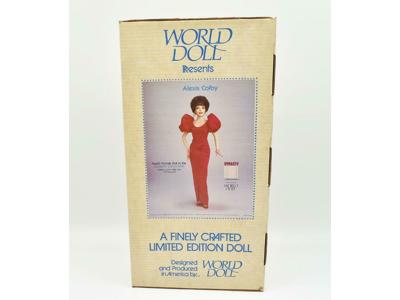 Alexis Colby Dynasty MIB World Doll 1985 Vintage 19" Celebrity Collection