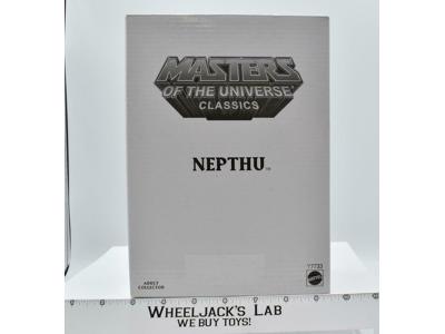 Nepthu MOSC w/ Mailer He-Man Masters of the Universe 2013 MOTUC Mattel Figure