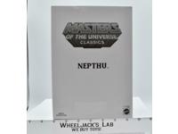 Nepthu MOSC w/ Mailer He-Man Masters of the Universe 2013 MOTUC Mattel Figure