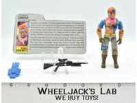 Zandar V1 100% Complete 1986 GI Joe ARAH Hasbro Vintage Action Figure
