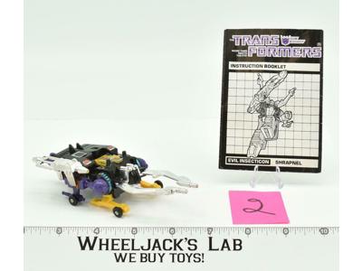 Shrapnel #2 100% Complete 1985 Vintage Hasbro G1 Transformers Action Figure