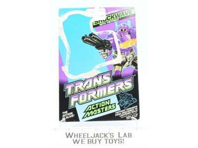 Shockwave Action Masters Cardback Vintage Hasbro 1990 G1 Transformers Figure