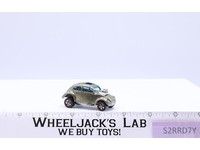 Custom Volkswagen Olive WHITE Int. 1967 1968 Redline Hot Wheels Mattel Vtg RL