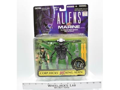 Corp. Hicks vs.King Alien Aliens vs. Marine Aliens 10th Ann.1996 MOSC NEW Kenner
