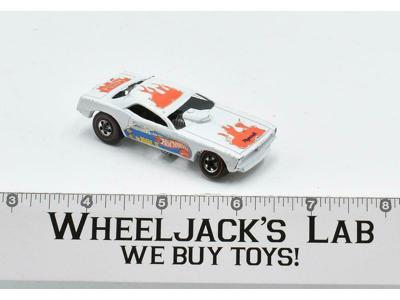 Snake 2 White Enamel Unrestored 1969 Mattel Vintage Hot Wheels Red Lines