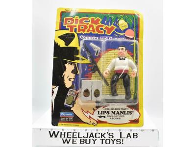 Lips Manlis' Tracy 5" Coppers &amp; Gangsters Action Figure 1990 Playmates
