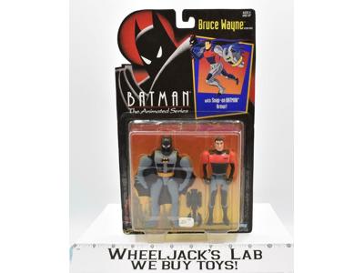 Bruce Wayne MOSC NEW Batman The Animated Series Kenner 1992 Action Figure