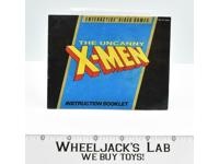 The Uncanny X-Men Instruction Booklet 1989 Nintendo NES Game