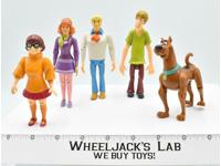 Scooby Doo 5x Scooby Shaggy Velma Fred &amp; Daphne 2001 Hanna-Barbera Action Figure