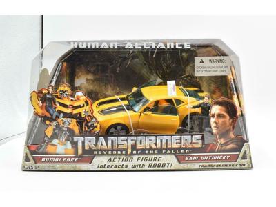 Bumblebee &amp; Sam MISB NEW Transformers Human Alliance ROTF 2008 Action Figure