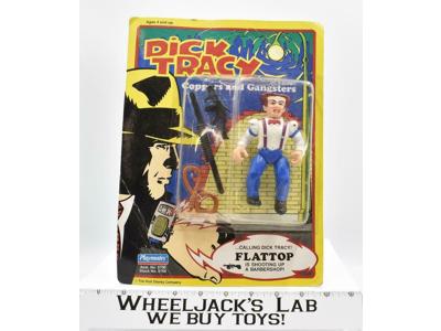 Flattop Dick Tracy 5" Coppers &amp; Gangsters Action Figure 1990 Playmates