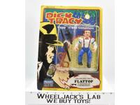 Flattop Dick Tracy 5" Coppers &amp; Gangsters Action Figure 1990 Playmates