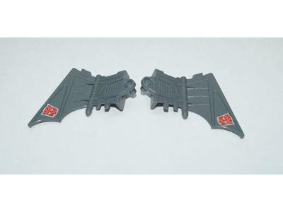 Grotusque Wings Pair W STICKER 1987 Hasbro Vintage G1 Transformers Action Figure