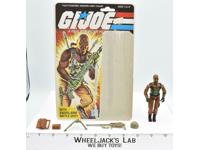 Roadblock V1 100% Complete W CARD 1984 GI Joe Hasbro Vintage Action Figure