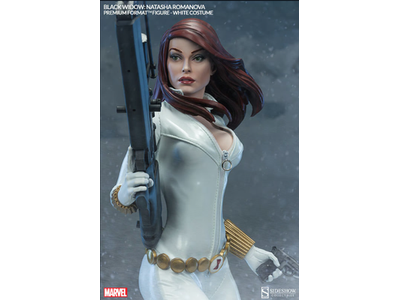 #3001682 Black Widow White Costume Premium Format Figure Sideshow NEW SEALED