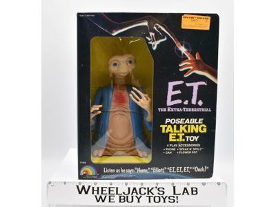 E.T. Talking E.T Toy Blue Sweater Poseable Extra-Terrestrial MIB NRFB 1982 LJN