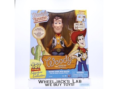 Sheriff Woody WORKS Woody's Roundup Disney Toy Story Thinkway Toys NEW SEALED