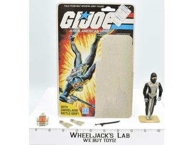 Torpedo V1 100% Complete W CARD 1983 GI Joe Hasbro Vintage Action Figure
