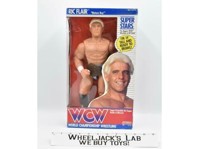 14" Ric Flair Nature Boy Wrestling MISB WCW 1990 Galoob Action Figure