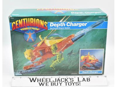 Depth Charger W/BOX NR MINT 100% Complete Centurions 1987 Kenner