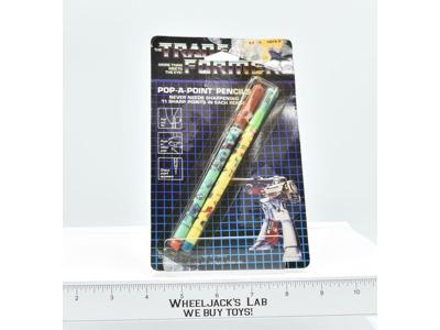 Megatron Pop-A-Point Pencil NEW MOSC Transformers G1 Vintage Hasbro Spindex 1985