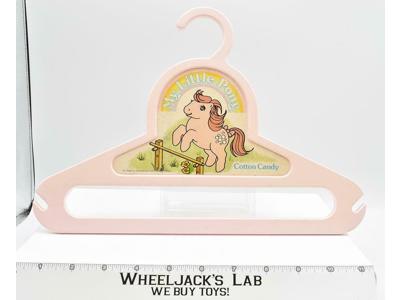 My Little Pony Cotton Candy 11.5" Clothes Hanger Hasbro Melodic Ltd 1984