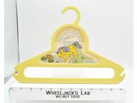 My Little Pony Bubbles 11.5" Clothes Hanger Hasbro Melodic Ltd 1984