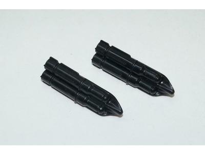 Pretender Gunrunner Energy Missiles Pair 1988 G1 Transformers Action Figure