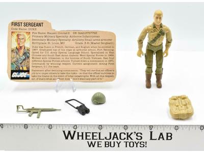 Duke First Sergeant V1 100% Complete GI Joe 1983 Hasbro Action Figure