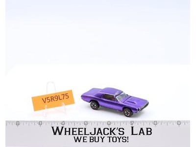 Custom T-Bird Purple 1968 Redline Hot Wheels Mattel Redline W/Out Painted Roof