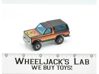 Ford Bronco Black 1980 Vintage Mattel Hot Wheels Blackwall