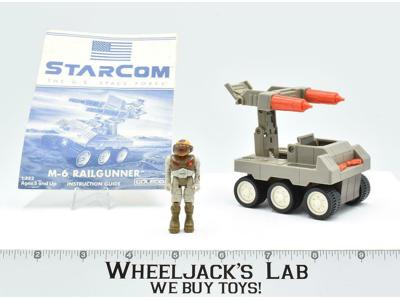 M-6 Railgunner Ground Attack Vehicle #1 100% Complete Starcom 1986 Coleco