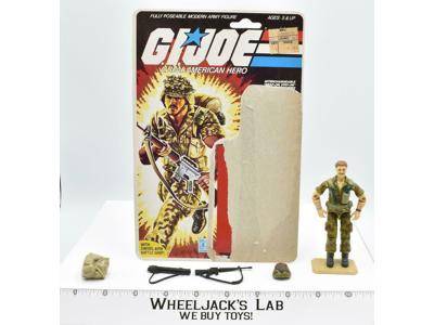 Footloose V1 100% Complete W CARD 1985 GI Joe Hasbro Vintage Action Figure