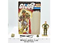 Footloose V1 100% Complete W CARD 1985 GI Joe Hasbro Vintage Action Figure