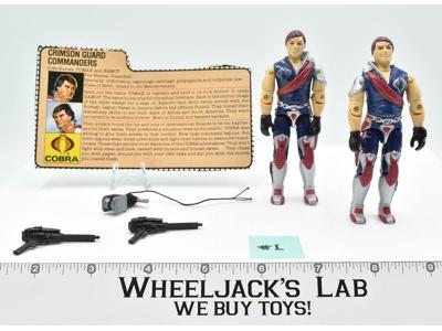 Tomax &amp; Xamot #1 100% Complete GI Joe V1 Vintage Hasbro 1985 Action Figure