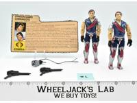 Tomax &amp; Xamot #1 100% Complete GI Joe V1 Vintage Hasbro 1985 Action Figure