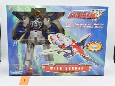 #1 Wing Gundam MIB Deluxe Transforming Mobile Suite 2000 Bandai Action Figure